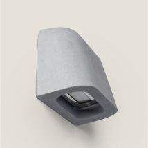 Applique da Parete per Esterni led 8W Cemento Maesy Grigio Pietra