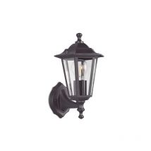 Aplique exterior ascendente Duolec E27 60 w negro Classic -