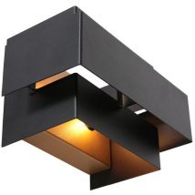 Steinhauer applique de pared Muro - noir - métal - 3368ZW