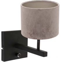 Steinhauer - applique de pared Stang - noir - métal - 8175ZW - Noir