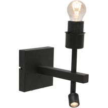 Steinhauer - applique de pared Stang - noir - métal - 2995ZW - Noir