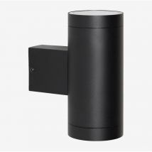 Applique d'extérieur en aluminium avec 2 points lumineux Bixent SKLUM Noir