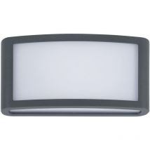 Forlight - Zenitha aplique exterior negro con led blanco cálido 3000K