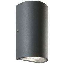 Applique doppio led 'trump' 12 w 700 lumen - grigio