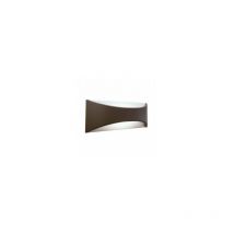 Sovil - Applique en aluminium moulé avec diffuseur satiné - 12W, 935 lumens, lumière chaude café