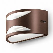 Applique esterno gea led nami ges1042 led ip54 e27 lampada parete biemissione classica