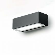 Applique esterno gea led nox led ip65 ges960 lampada parete biemissione moderna