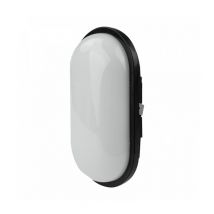 Applique étanche LED Torton 20W 4000K 1800lm IP65 ovale noir Eco Light