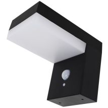Applique Murale Solaire Led Vénus À Détecteur Lumihome Blanc-neutre-4000k - Noir