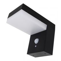 Lumihome - Applique murale Solaire led Vénus à détecteur blanc-neutre-4000k - noir