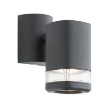 Applique extérieure - JANDY - noir - métal/verre - GU10 max 18W - IP44