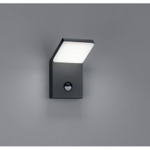 Iperbriko - Applique Extérieure led Anthracite avec Détecteur de Mouvement