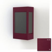 Applique extérieure – Aluminium traité anti-corrosion – Diffuseur PMMA noir – IP44 – Roger Pradier