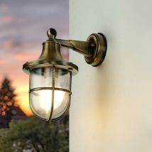 Licht-erlebnisse - Lanterne murale laiton IP64 lampe murale extérieure jardin maison