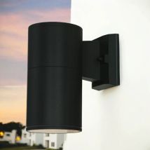 Licht-erlebnisse - Applique extérieure Anthracite IP44 E27 Projecteur de façade - Anthracite