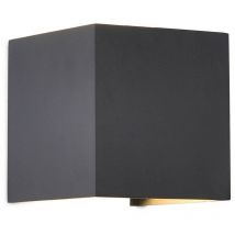 Mantra - Inspired Fusion Davos Applique Davos Square, 2 x 6W led, 4000K, 1100lm, IP54, Anthracite, 3 ans de garantie