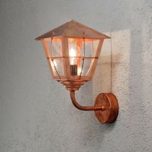 Konstsmide - Fenix Applique Lanterne Classique d'Extérieur Cuivre, IP23