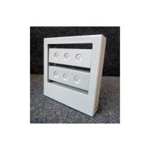 Arlux Lighting - Applique extérieure orientable gris clair 190x185x37mm led 6W 3000K 600lm IP44 Tero arlux