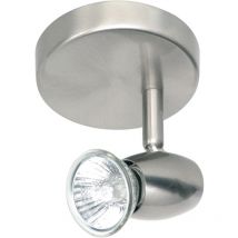 Applique faretto est Ranex singolo spot acciaio satinato lampade gu10 lampadario