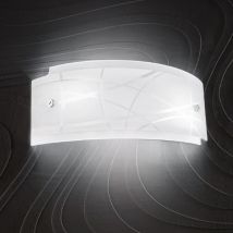 Gea Luce - Applique moderne nereide a e14 led applique en verre