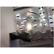 Applique globe fume' diame'tre 25 cm ap/gl/25/fu