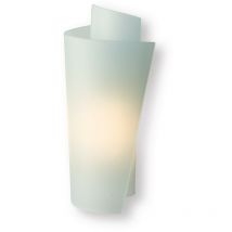 Firstlight Products - Firstlight Vetro - Applique murale d'intérieur à 1 lumière, acier satiné, verre acide