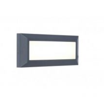 Applique gris foncé helena, led intégrée lutec 5191601118