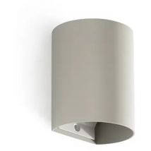 Faro Barcelona - Applique grise lisse sole avec interrupteur 40524