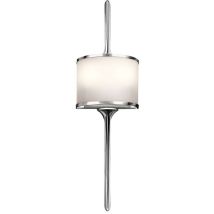 Elstead Mona - Applique Murale À 2 Ampoules Pour Salle De Bain, Chrome Poli Ip44, G9
