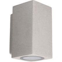 Forlight Lighting - Aplique Exterior IP44 Rem GU10 16W, Diseño Industrial en Cemento, Resistente al Clima