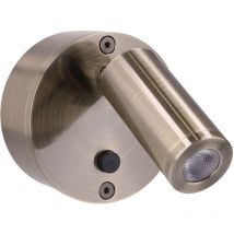 Leds-c4 - Luz De Lectura Ivy led 1W 3000K Patiné 28Lm