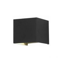 Applique led 12W impermeabile IP54 Nero - Bianco Naturale 4000K