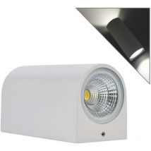 Applique led 6W con doppia emissione luminosa a luce naturale 4000K° - design cilindrico in alluminio per esterni IP65