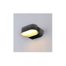 Applique led 6W impermeabile IP54 Nero - Bianco Naturale 4000K