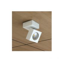 Beneito Faure - Applique led carrée orientable Mini Rubyc Tricolore 7w blanche