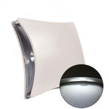 Applique Led da parete slim 4W quadrata Bianco Quadrupla emissione Bianco freddo 6500K Wisdom