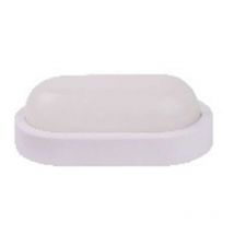 Optonica - Plafonnier led Étanche IP54 8W 600lm (40W) Ovale - Blanc Chaud 2700K