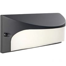 Applique led dome grigio 10 watt