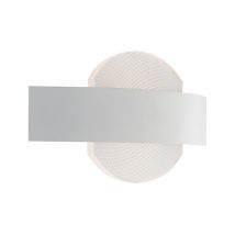 Luce Ambiante Design - Applique led eternity in metallo bianco 11W 4000K (luce naturale) - Bianco