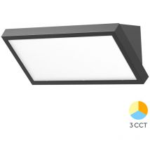 Braytron - Applique led extérieur 20W 2000lm 3en1 Noir IP65