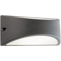 Applique led 'lhasa' 10 w - cm 22 x 10 x 10 grigio
