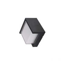 Optonica - Applique led murale 15W étanche IP65 Noir - Blanc Naturel 4200K