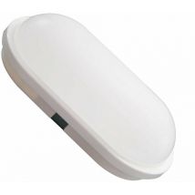 Silumen - Applique led Murale 20W Blanche Ovale IP65 - Unité / Blanc Froid