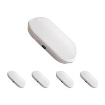 Silumen - Applique led Murale 20W Blanche Ovale IP65 - Pack de 5 / Blanc Froid