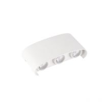 Optonica - Applique Murale led 3x6W 680lm 90° Étanche IP65 Blanc - Blanc Chaud 3000K