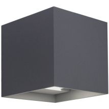 Bot Lighting - Applique led murale carrée à double faisceau mod. Marbella squared couleur anthracite