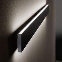 Applique Led Noir Linus Lineaire Connectable