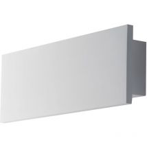 Applique led ortisei in gesso bianco verniciabile 8W 4000K 22 cm. - Bianco