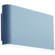 Searchlight - Outdoor - Mur extérieur en aluminium à led gris clair avec diffuseur givré IP44