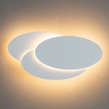 Kosilum - Applique led ovale blanche - Triple Lunar